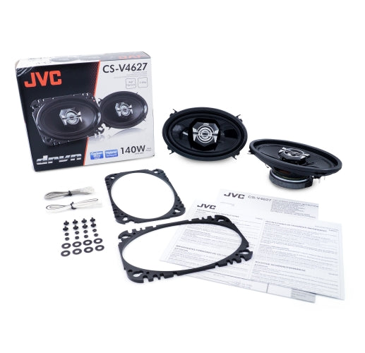 JVC CS-V4627 DRVN Series 4" x 6" 2-Way Coaxial Speakers