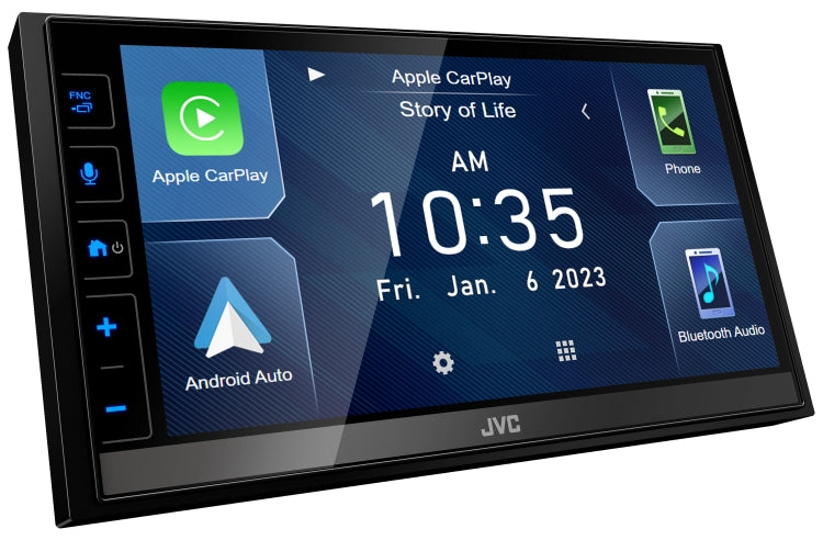 JVC KW-M780BT 6.8" Short Chassis Multimedia Receiver Apple CarPlay/Android Auto/iDatalink Maestro Ready