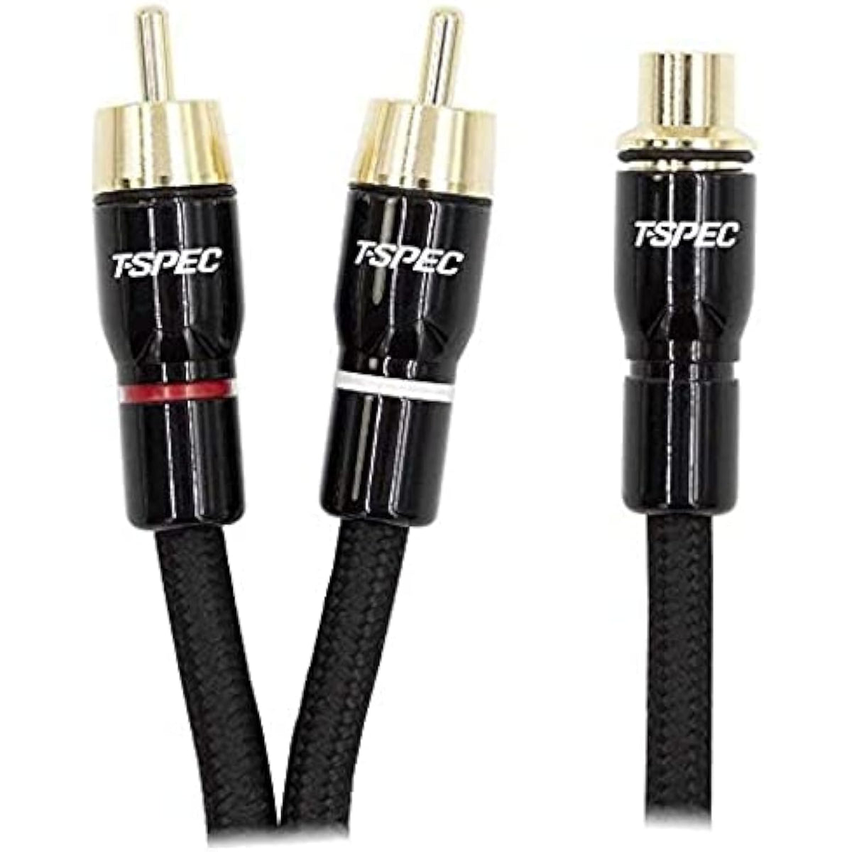 T-SPEC - V16 Series Rca Audio Cables - 1 Female 2 Males,V16 Series Audio Cables (V16RCA-Y1)