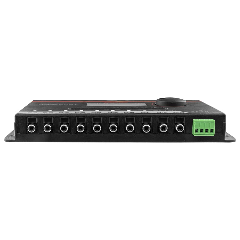 DS18 DSP2.8DBT 2-Channel in and 8-Channel Out Digital Sound Processor with Bluetooth and LCD Screen. Didactic and Intuitive Interface Through The App.