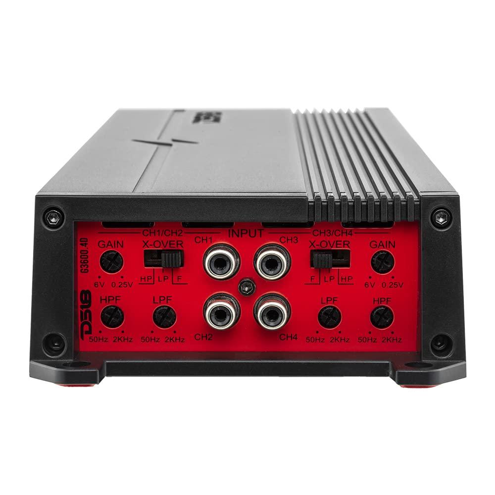 DS18 G3600.4D Full-Range Class D 4-Channel Car Audio Amplifier 3600 Watts