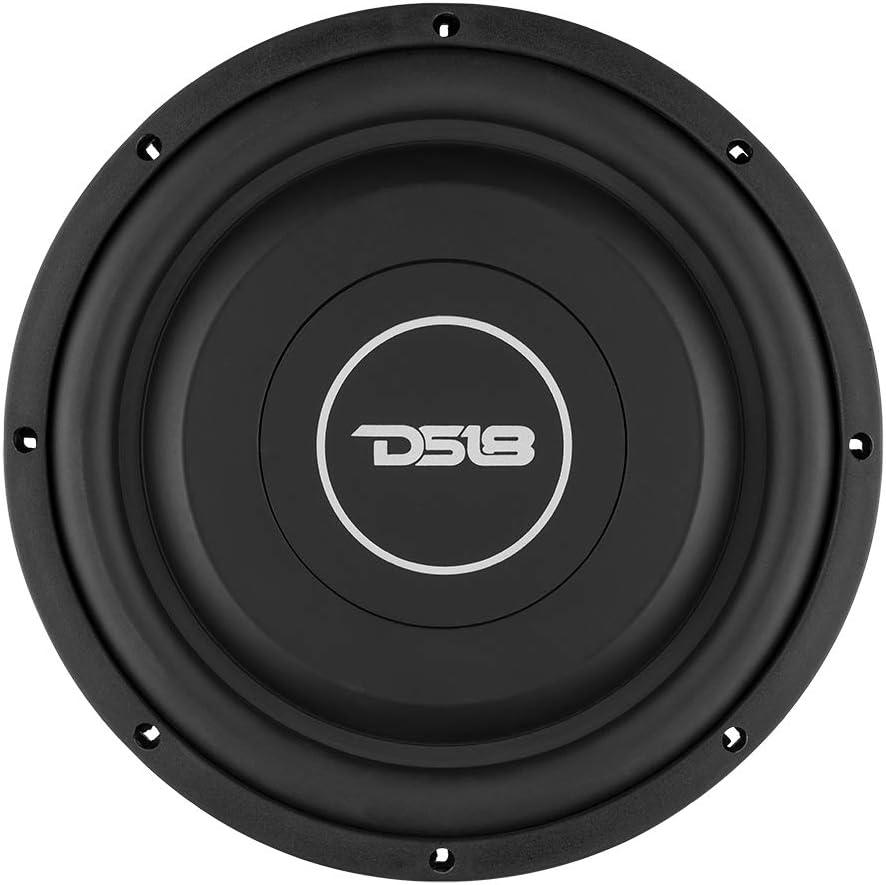 DS18 SRW10.4D 10" Car Subwoofer 700 Watts 4-Ohm DVC Shallow Mount