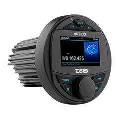 DS18 HYDRO MRX100 Marine Head Unit Video TFT LCD Screen, 2 Zones, 4 Volts Output, BT, 4x50 Watts MAX