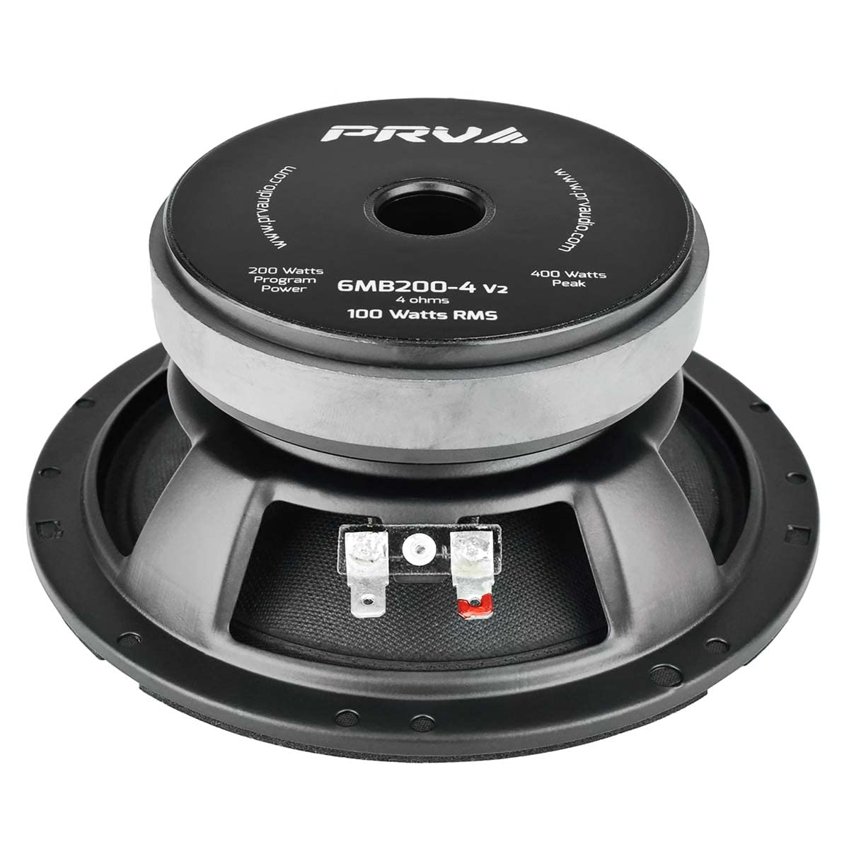4 x PRV Audio 6MB200-4 V2 4-Ohm 6.5" MID-BASS 200W Pro Audio LOUDSPEAKER New Pair
