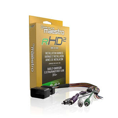 MAESTRO HRN-RR-HD2 Plug and Play T-Harness Compatible with Newer Harley Davidson Motorcycles rHD2, Black