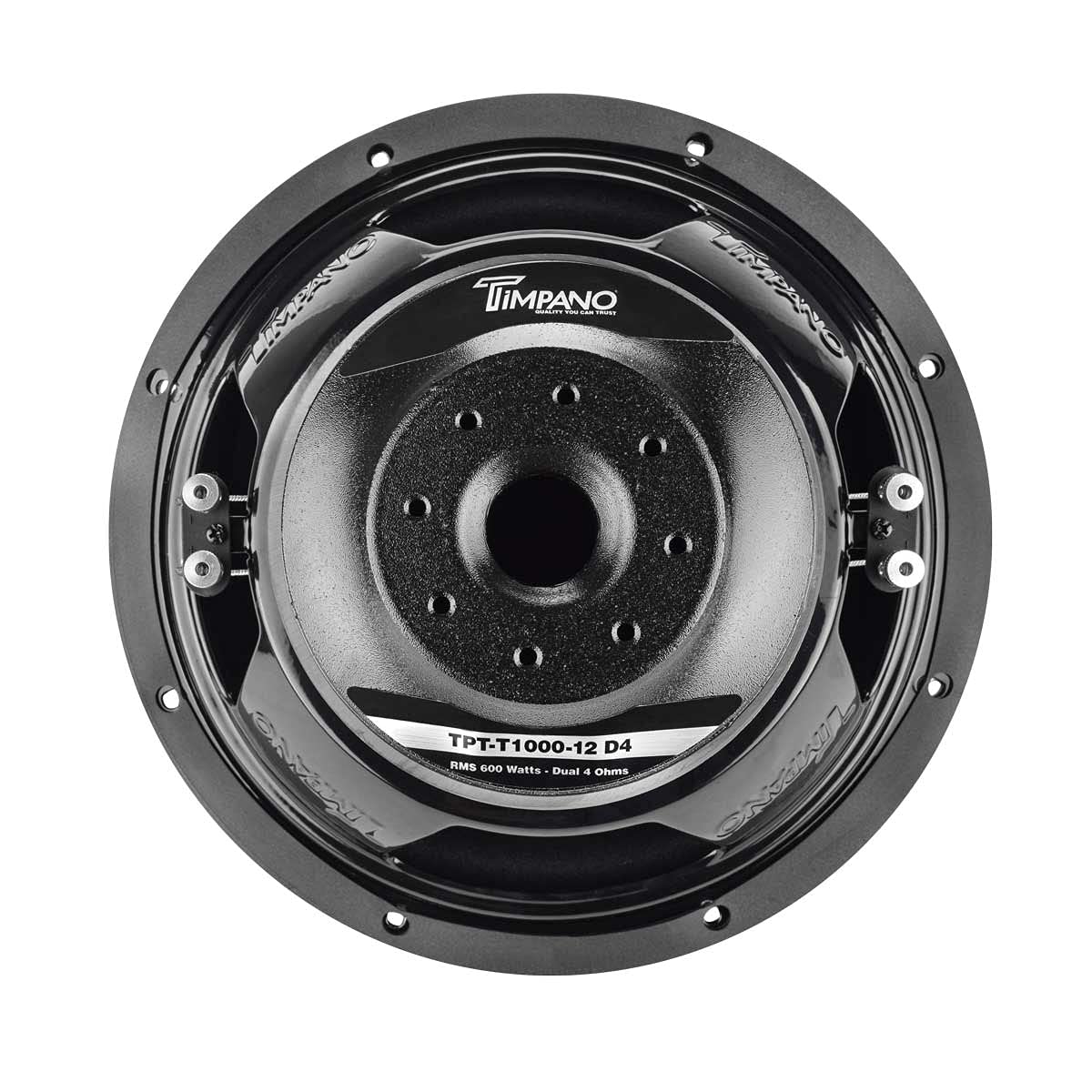 Timpano Audio TPT-T1000-12 D4 12" Car Audio Subwoofer 1200 Watts Dual 4 Ohm Deep Low Tones
