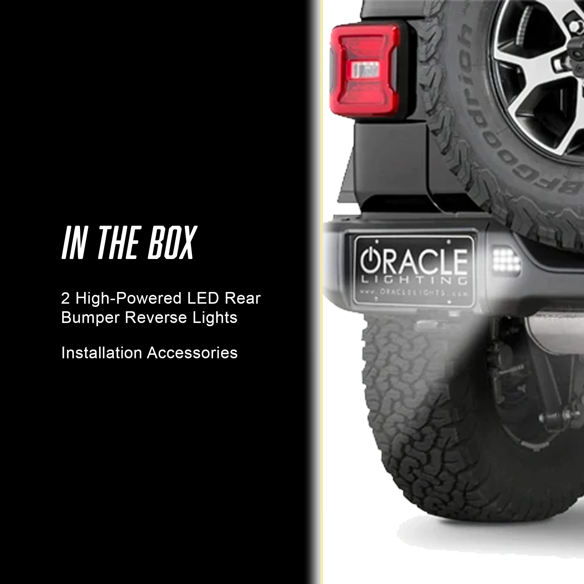 Oracle 5874-504 Rear Bumper LED Reverse Lights for Jeep Wrangler JL