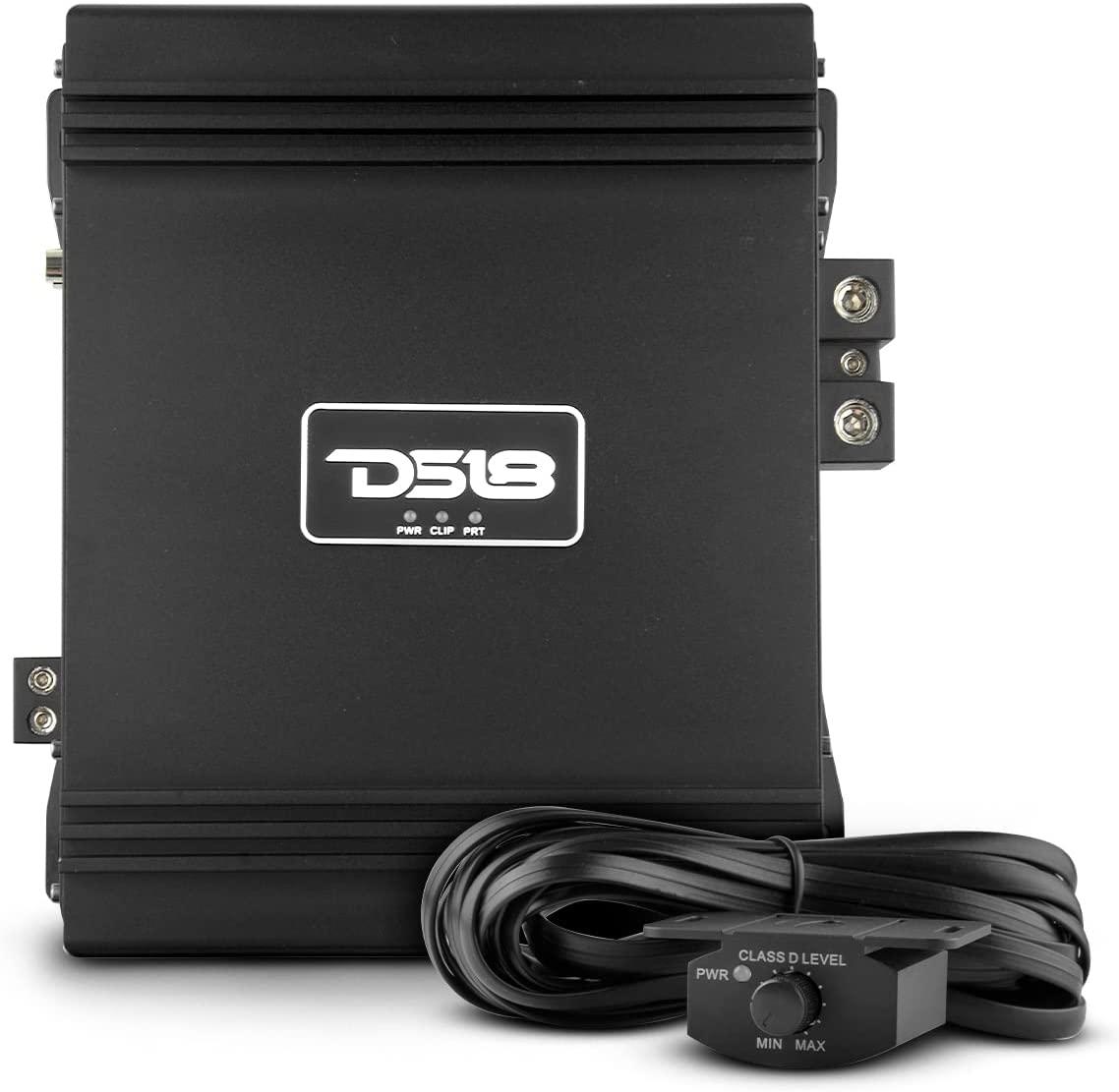 DS18 GFX-3K1 – Full-Range Class D 1-Channel Monoblock Amplifier – 3000 Watts RMS, 1-Ohm