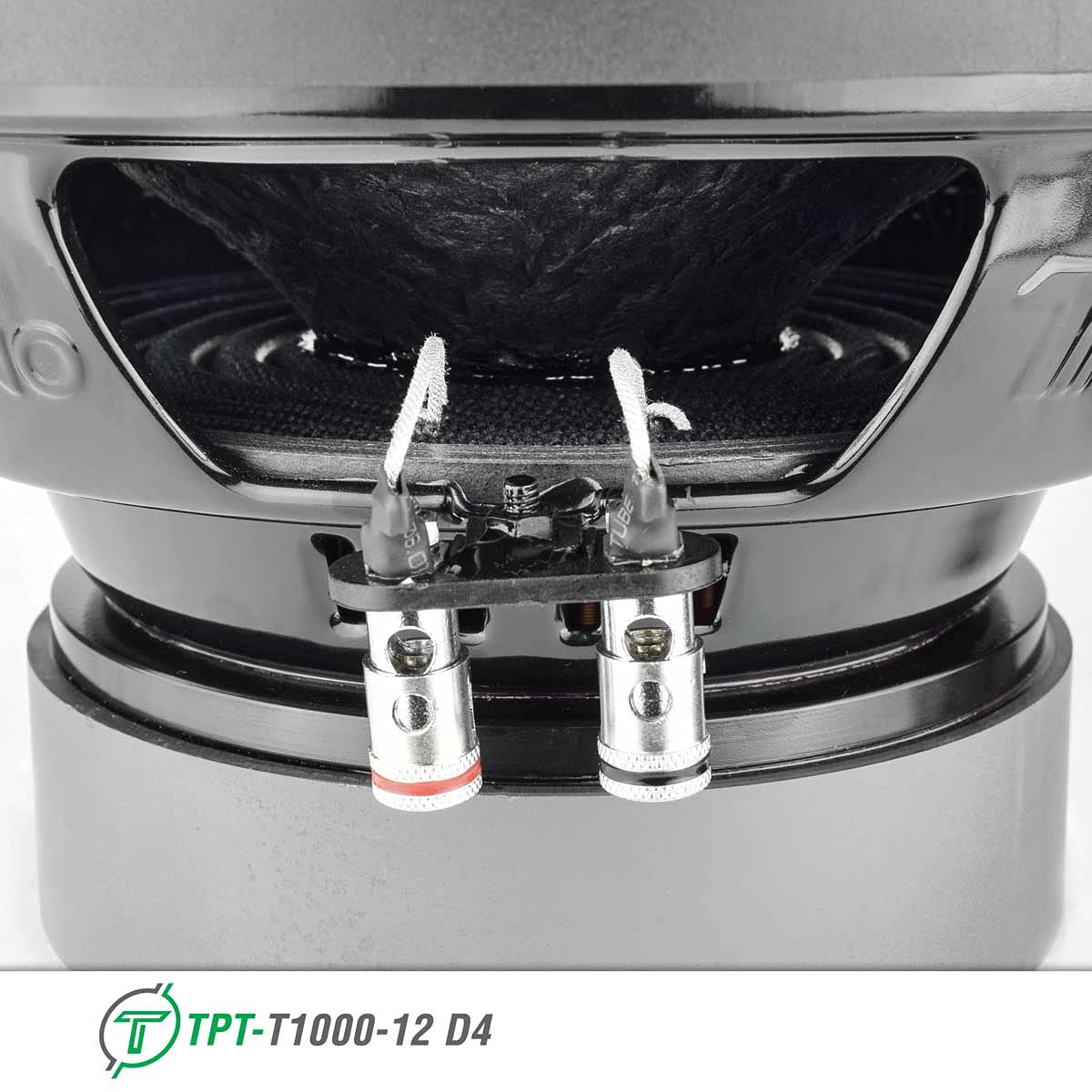 Timpano Audio TPT-T1000-12 D4 12" Car Audio Subwoofer 1200 Watts Dual 4 Ohm Deep Low Tones