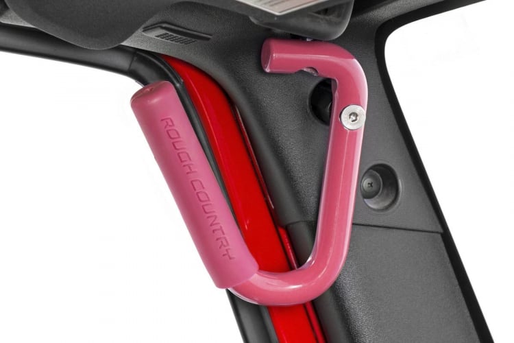 Rough Country 6501PINK Grab Handles Jeep Wrangler JK (2007-2018)