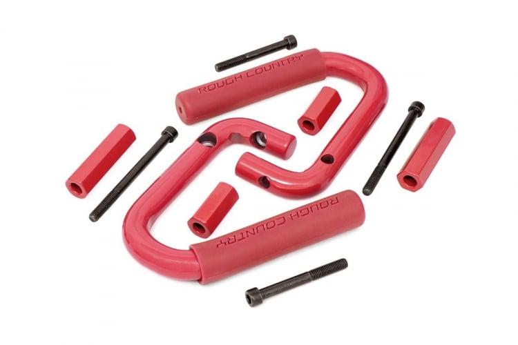 Rough Country 6501RED Grab Handles Jeep Wrangler JK (2007-2018)