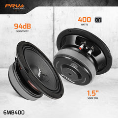 PRV Audio 6MB400 6.5" Midbass Loudspeaker