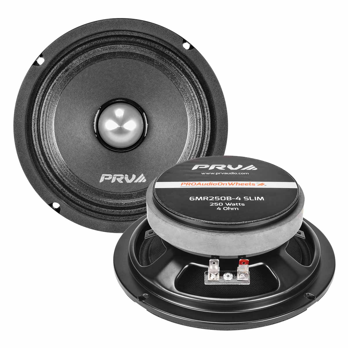 PRV Audio 6MR250B-4 SLIM 6.5" Midrange Bullet Slim Loudspeaker