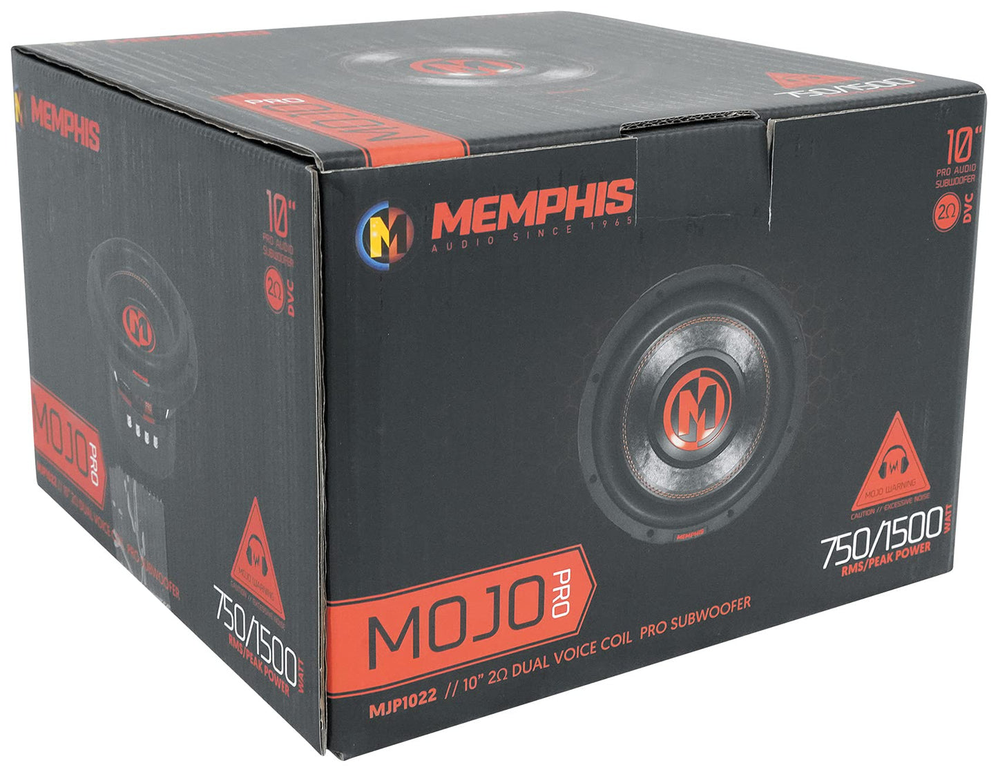 Memphis MJP1022 MOJO Pro 10" DVC 2ohm Subwoofer