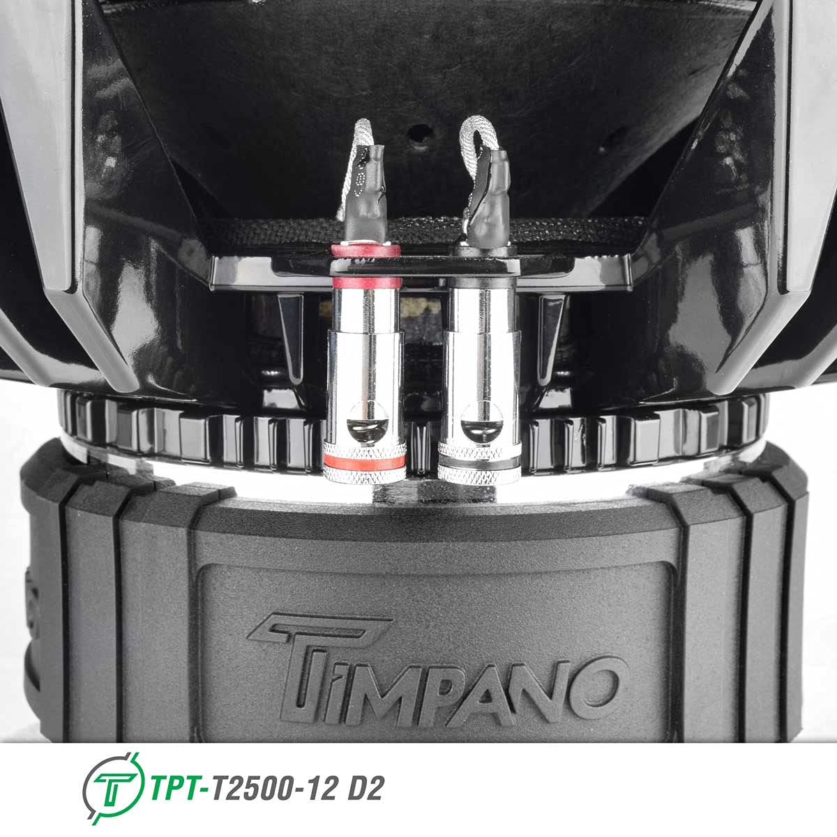 Timpano Audio TPT-T2500-12 D2 12" Car Audio Subwoofer 2500 Watts Dual 2 Ohm High Performance