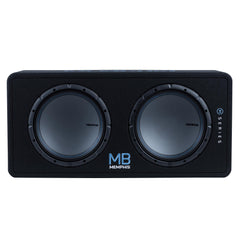Memphis MBE12D1 Loaded Enclosure 2-12" 2ohm 1000RMS/2000MAX
