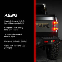 Oracle Lighting 5882-504 - Flush Mount LED Tail Lights for Jeep Gladiator JT - Standard Red