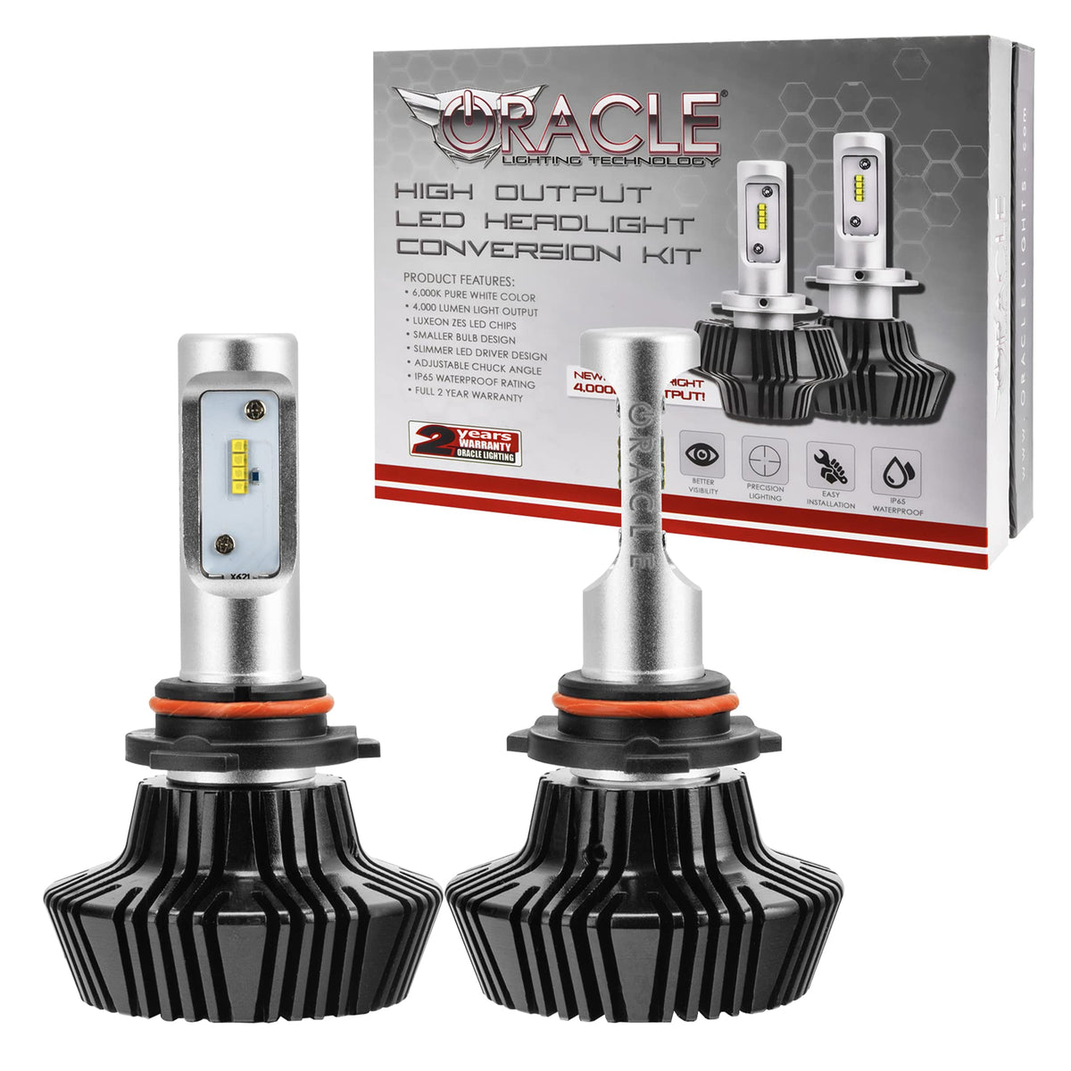 Oracle 5240-001 9006 4,000 Lumen LED Headlight Bulbs (Pair)