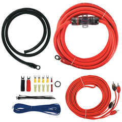 T-Spec V6-RAK4 v6 Series 4-Gauge 1,000-Watt Amp Installation Kit with RCA Cables