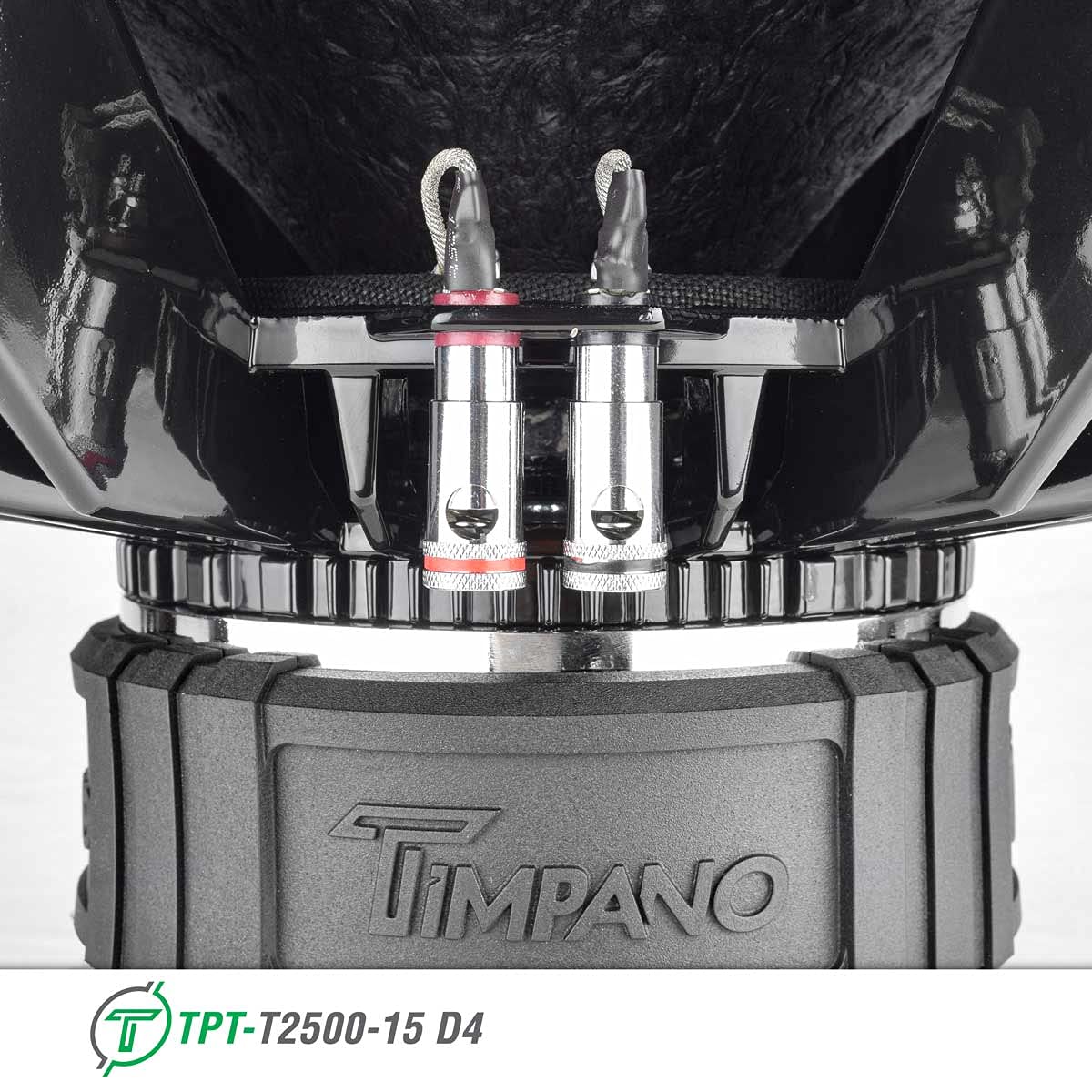 Timpano Audio TPT-T2500-15 D4 15" Car Audio Subwoofer 2500 Watts Dual 4 Ohm High Performance