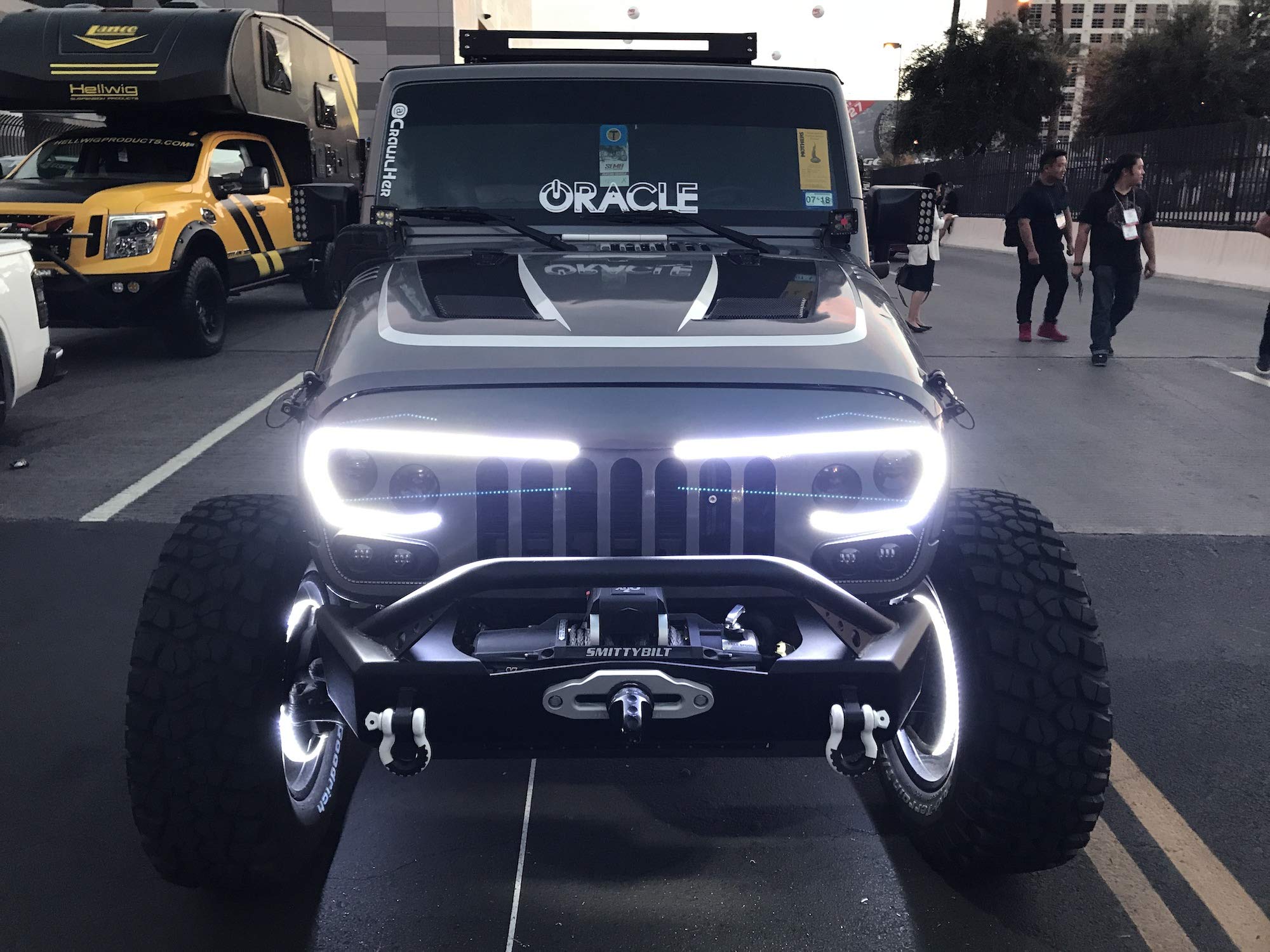 Oracle 5817-PRO VECTOR™ Series Full LED Grill for the 2007-2018 Jeep Wrangler JK