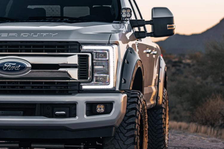 Rough Country A-F21112-UM Fender Flares Defender | Ford Super Duty 2WD/4WD (2017-2022)