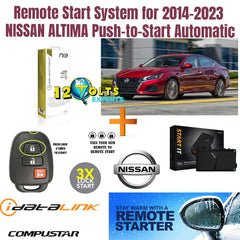 Car Remote Start for 2014-2023 fits Nissan Altima Push-to-Start Sedan Automatic