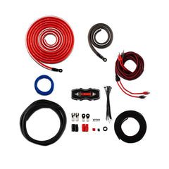 DS18 AMPKIT0 0-GA Amplifier Installation Kit -Red