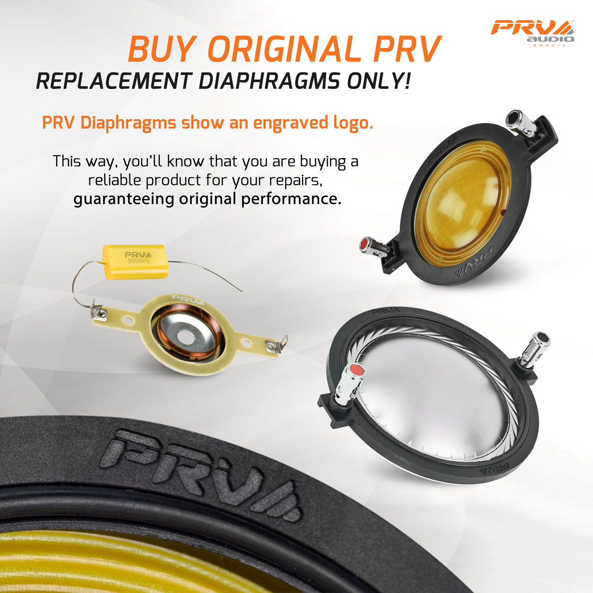 PRV Audio RPD290Py Original Replacement Diaphragm