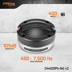 PRV Audio D4400Ph-Nd v2 2" Exit Midrange Compression Driver