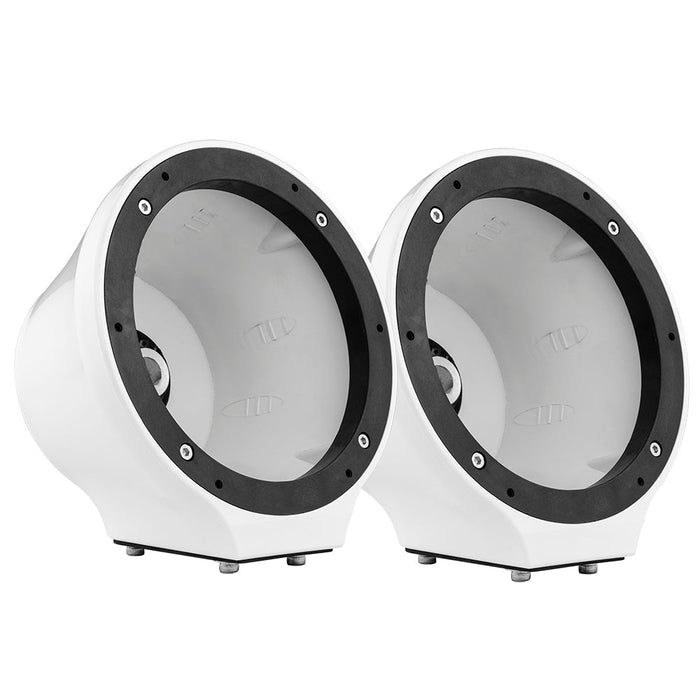 DS18 EN-JS6/WH 6.5" Universal Flat Mount Speaker Pod With LED RGB Lights