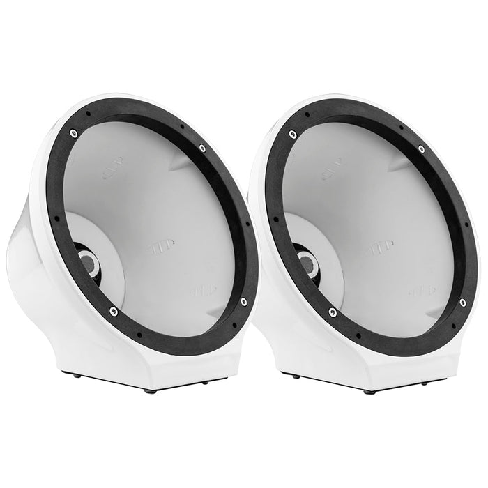 DS18 EN-JS8/BK 8" Universal Flat Mount Speaker Pod With LED RGB Lights