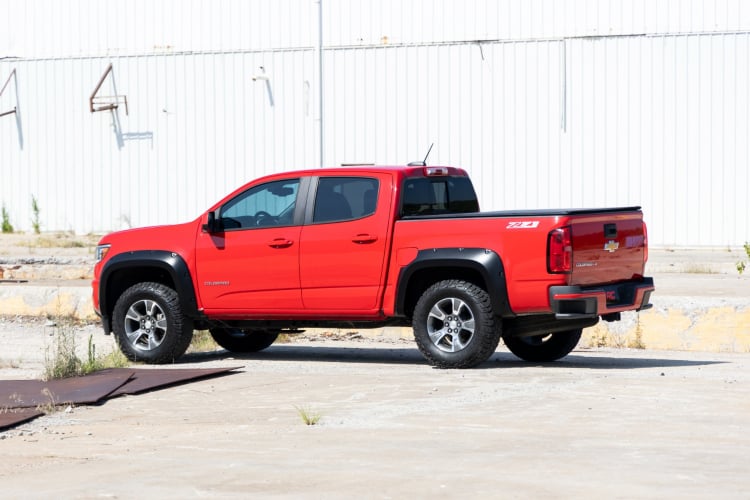 Rough Country F-C11511A-G9K Pocket Fender Flares 5' Bed | Chevy Colorado 2WD/4WD (15-22)