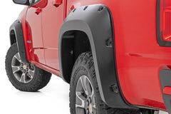 Rough Country F-C11511A-G9K Pocket Fender Flares 5' Bed | Chevy Colorado 2WD/4WD (15-22)