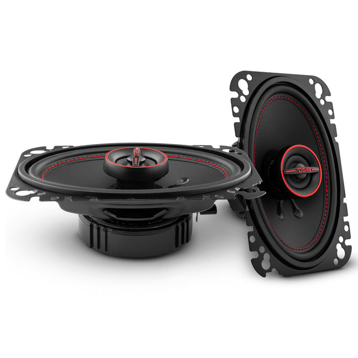 DS18 G4.6Xi GEN-X 4x6 2-Way Coaxial Speakers 45 Watts Rms 4-Ohm