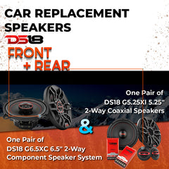 Car Speaker Replacement fits 1991-1996 for Ford Escort
