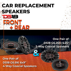 Car Speaker Replacement fits 2007-2009 for Pontiac G3  sedan