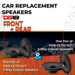Car Speaker Replacement fits 2002-2004 for Toyota Tacoma Double Cab / Extra Cab