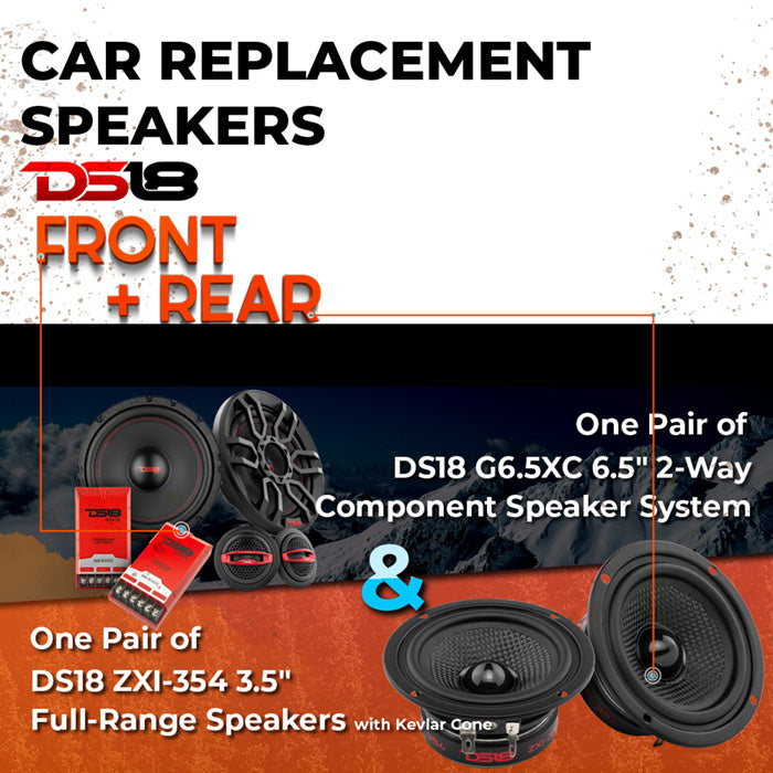 Car Speaker Replacement fits 2016-2019 for Fiat 500 / 500C / 500e