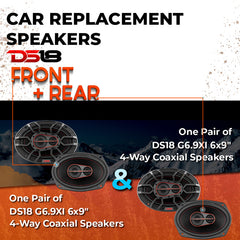 Car Speaker Replacement fits 2009-2017.5 for Jeep Compass