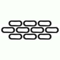 Metra Heise Trailer Grommet 6 Inch Oval Rubber - 10 Pack