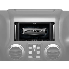 Alpine I407-WRA-JK 7" Shallow Chassis Multimedia Receiver w / Powerstack for Jeep Wrangler 2007-Up