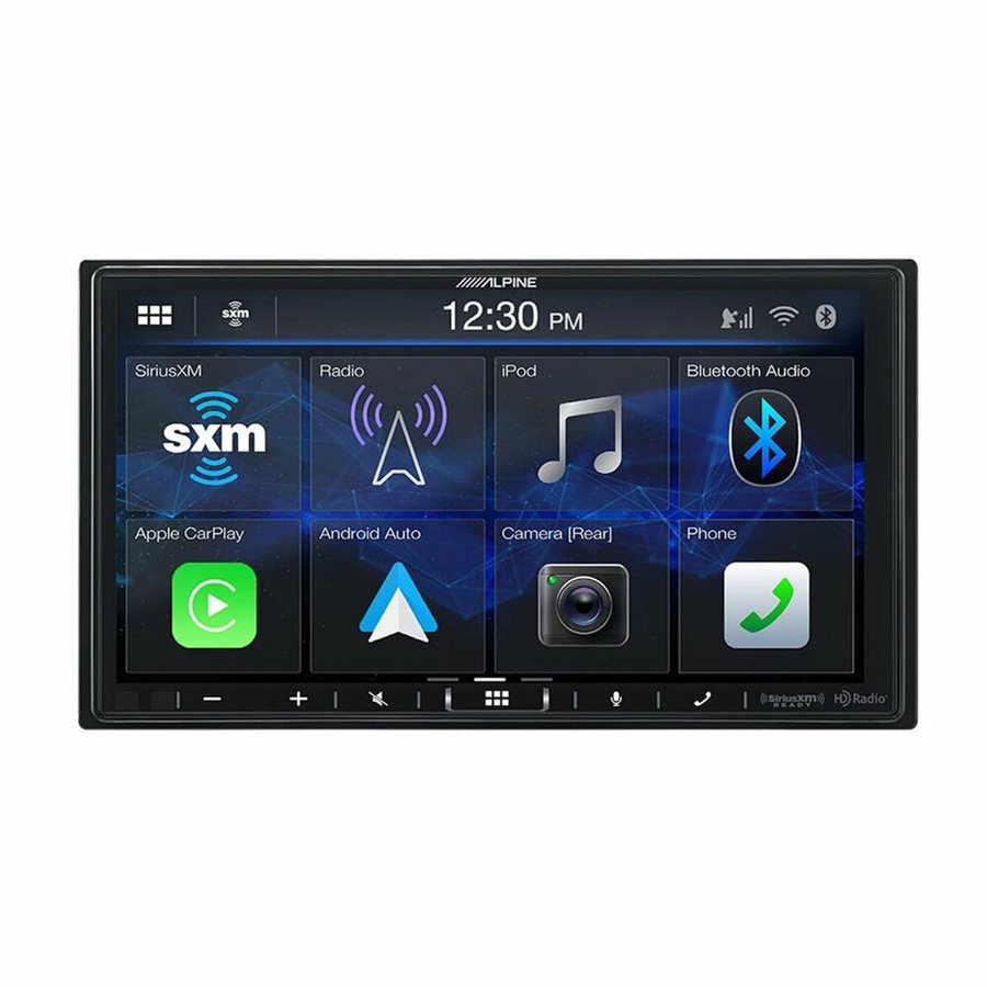 Alpine ILX-407 7" Double-DIN Shallow Chassis Digital Media Receiver W /  Apple CarPlay & Android Auto