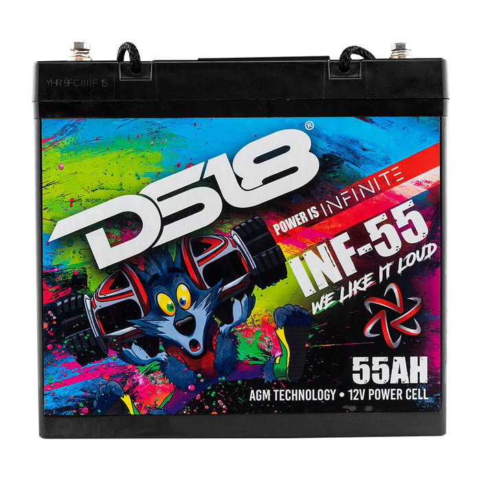 DS18 INF-55AH INFINITE 55 AH AGM Power Cell Battery