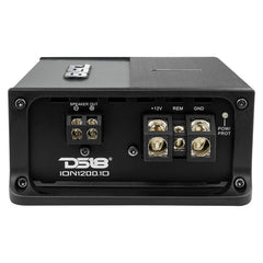 DS18 ION1200.1D ION Compact Full Range 1 Channel Amplifier 1200 Watts RMS @ 1-Ohm