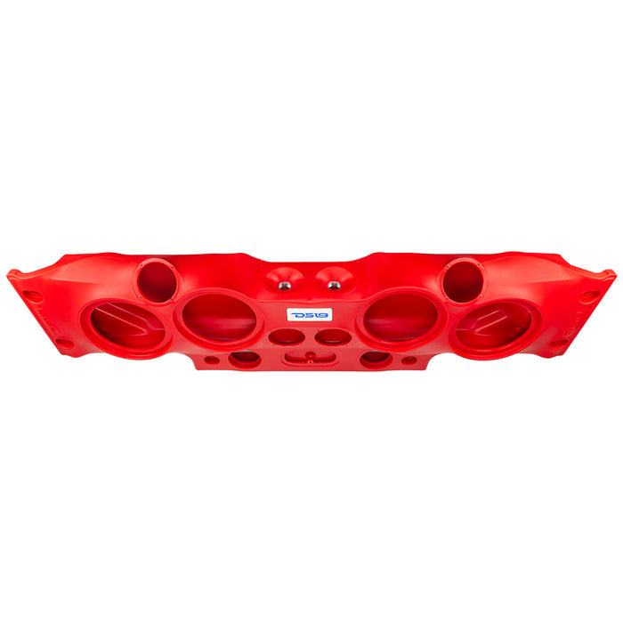 DS18 JK-SBAR/RD Jeep JK/JKU Overhead Bar System Fits 4 X 8" Speakers, 4 X Tweeters and 2 X Drivers -Red