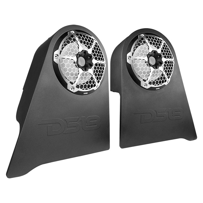 DS18 JK-SUB12/LR Jeep JK/JKU 12" Wheel Well Sealed Subwoofer Enclosure Left and Right Side