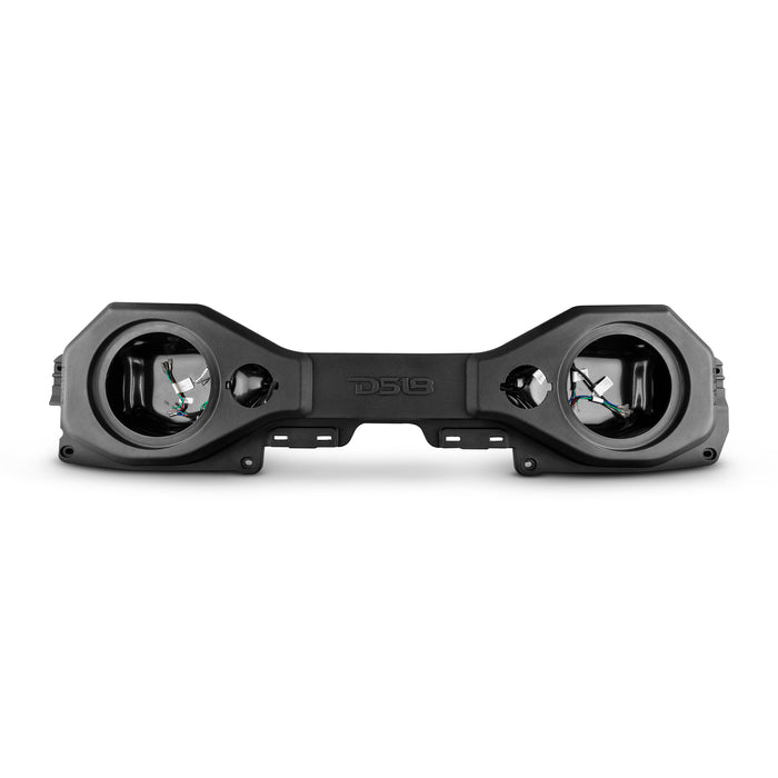 DS18 JL-SBAR22/BK Jeep JL/JLU,JT Overhead Bar System Fits 2 X 8" Speakers and 2 X 3.78" Tweeters -Black