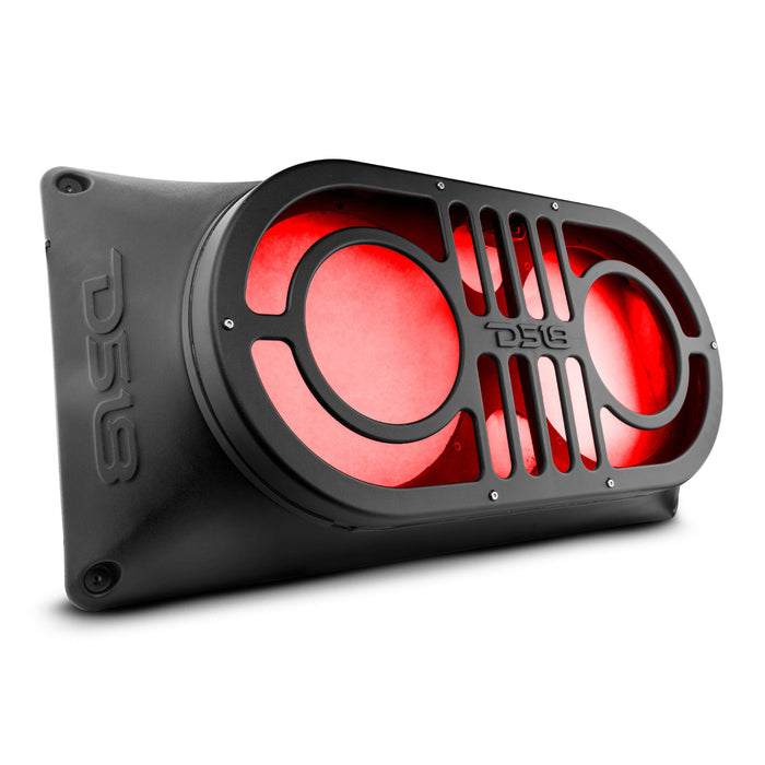 DS18 JMID Jeep TJ,JK/JKU,JL/JLU Tailgate Loudspeaker Enclosure for 2 X 10" and 2 x 3" Tweeters