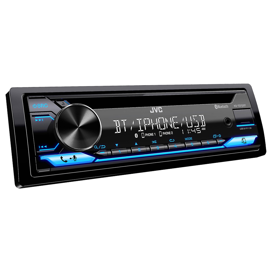 JVC KD-TD72BT CD Receiver Featuring Bluetooth / USB / 13-Band EQ